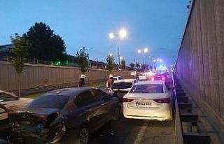 Malatya’da zincirleme kaza: 2 yaralı