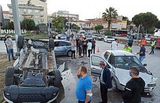 Manisa’da zincirleme trafik kazası: 3 yaralı