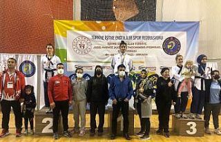 Melikgazi Taekwondo Takımı Deafolimpik branşında...