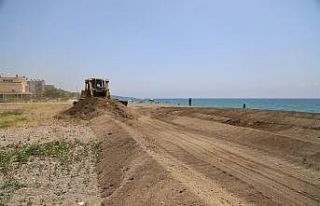 Menderes plajları sezona hazır
