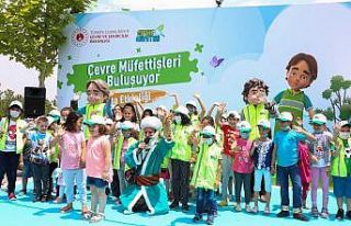 Meram Millet Bahçesi çevre müfettişlerini ağırladı