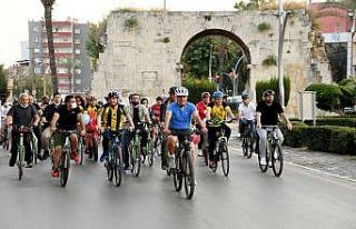 Mersin’de pedallar sağlık için çevrildi