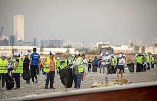 Mersin’de sahil temizliği yapıldı
