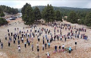 Mersin’de Yörükler yağmur duasına çıktı
