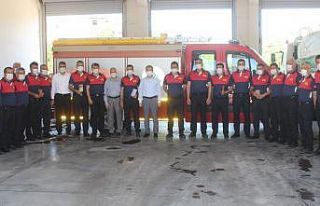 Metan gazı faciasında görev alan itfaiye erlerine...