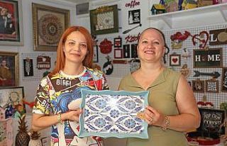 Mezitli Sanat Çarşısında ürettiler, Amerika’ya...