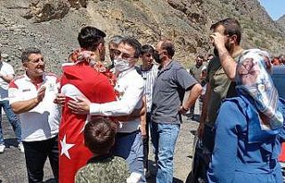 Milli güreşçi Erkan Ergen Artvin’de coşkuyla...