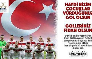 Millilerin attığı her gol fidana dönüşecek