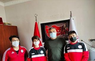 Minik güreşçiler Milli takım seçmelerine katıldı