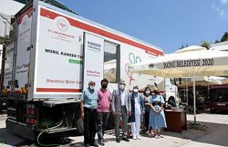 Mobil Kanser Tarama TIR’ı İnönü’de