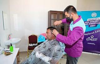 Mobil kuaför uygulaması kırsaldan tam not aldı