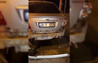 Motosiklet ile otomobil çarpıştı: 1 yaralı