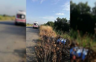 Motosiklet kazasında bir genç hayatını kaybetti