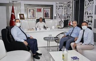 Müdür Erşen, Kılınç ile bir araya geldi