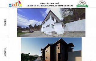 Murat Dağı Termal Turizm Merkezi’ndeki hamamlar...