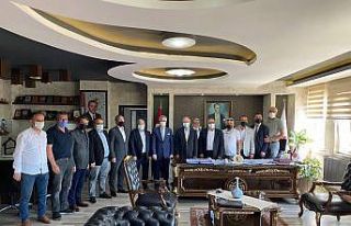 MÜSİAD, Kaymakam Çorumluoğlu ve üyelerle görüştü