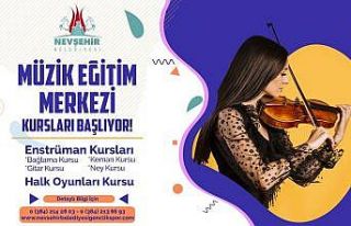 Nevşehir Belediyesi müzik eğitim merkezinde yaz...
