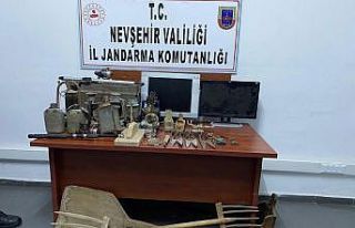 Nevşehir’de antika hırsızları yakalandı