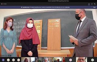 Ödül töreni çevrim içi yapıldı