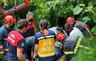 Ordu’da devrilen kamyonun sürücüsü öldü