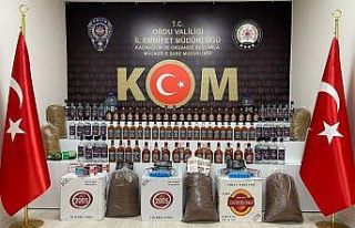 Ordu’da kaçak içki imalathanesine baskın