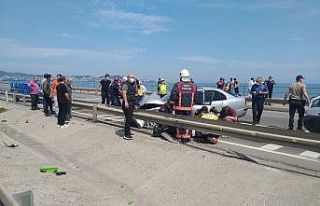 Ordu’da otomobil ile patpat çarpıştı: 1’i...