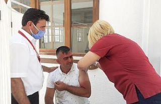 Osmancık’ta Covid-19 aşı uygulama noktası oluşturuldu