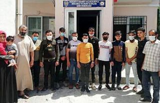 Osmaniye’de 18 düzensiz göçmen yakalandı