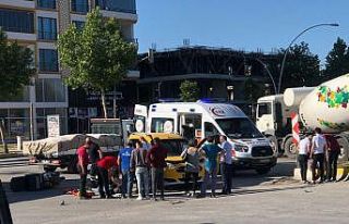 Otomobil ve motosiklet çarpıştı: 1 yaralı