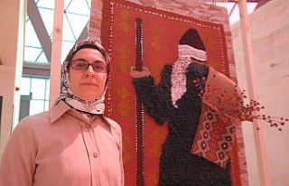 (ÖZEL) Bu kilimi üç ay boyunca ilmek ilmek dokudular