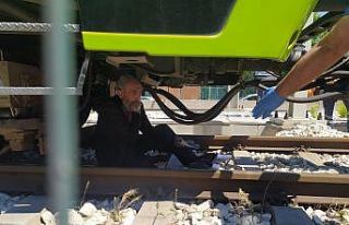 (Özel) - Bursa metrosunda korku dolu anlar...Şehrin...