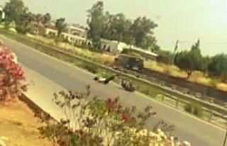 (ÖZEL) Çalıntı motosikletle trafiği birbirine...