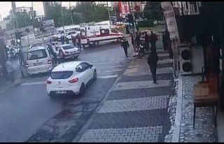 (Özel) Maltepe’de kırmızı ışıkta karşıya...