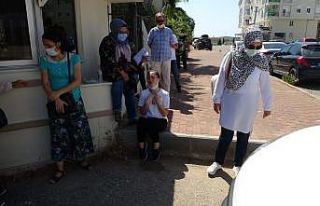 (Özel) Polis ekiplerinin çabası sınava yetişmesine...