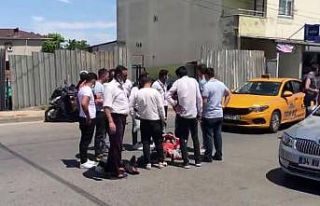 (Özel) Sultanbeyli’de motosikletli kurye, taksiye...