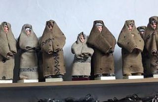 (Özel) Yöresel Bayburt ehramı dizilerde hayat buluyor