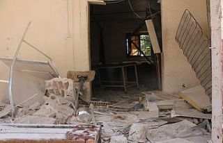 PKK’nın Afrin’de saldırdığı hastane harabeye...