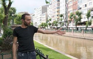 Porsuk suyu yağmurla sarardı