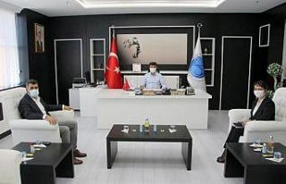 Rektör Karacoşkun, BİLSEM Müdürü Genç’le...