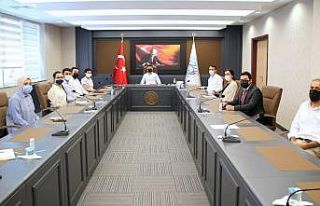 Rektör Karacoşkun, Üniversite basın birimiyle...