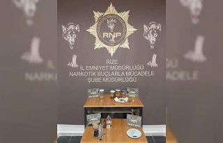 Rize’deki uyuşturucu operasyonunda 2 kişi gözaltına...
