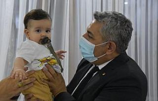 Sadıkoğlu’ndan Çınar bebeğe destek ziyareti
