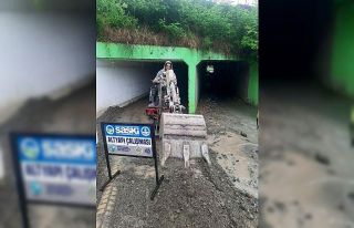Sağanağın etkilediği Sapanca’da SASKİ’den...