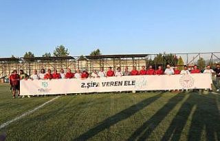 Sağlık çalışanlarına motivasyon veren maçta...