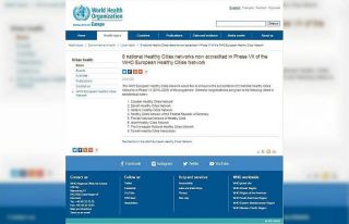 Sağlıklı kentlerde tam yol ileri