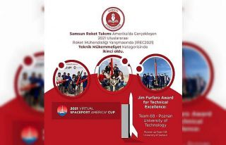 Samsun Roket Takımı’ndan uluslararası başarı