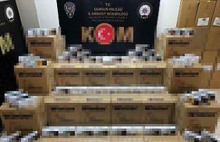 Samsun’da 300 bin dal kaçak makaron ele geçirildi