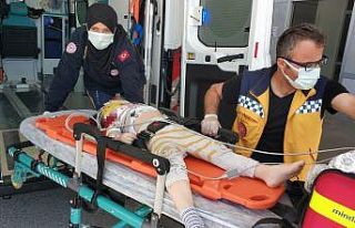 Samsun’da 3. kattan düşen çocuk ağır yaralandı