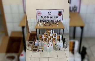 Samsun’da kaçak tütün ve sahte alkol ele geçirildi:...