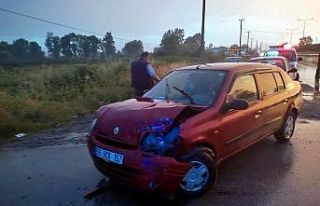 Samsun’da otomobil tır ile çarpıştı: 1 yaralı